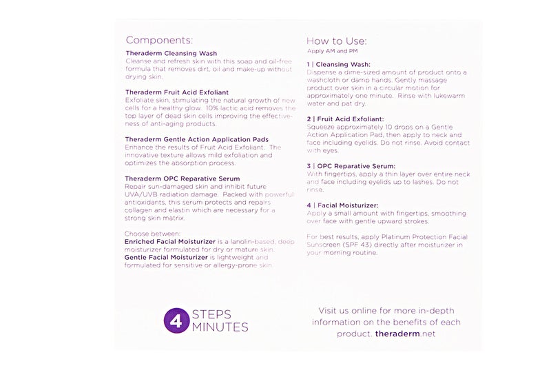 Theraderm Skin Renewal Travel System with Peptide Hydrator - TSA approved - 2- week supply - Image 3